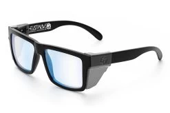 VISE Z87 Sunglasses Black Frame: Blue Light Blocking Lens 10 VISE Z87 Sunglasses Black Frame: Blue Light Blocking Lens -Glasses Specialty Store Black Clear Blue Light Angle Smoke