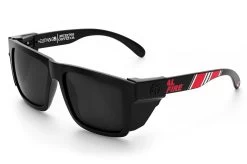 XL VISE Z87 Sunglasses: Cal Fire / Muertos Customs -Glasses Specialty Store CalFire Black Angle Black