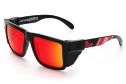 XL VISE Z87 Sunglasses: Cal Fire / Muertos Customs -Glasses Specialty Store CalFire Sunblast Angle Black
