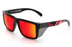 XL VISE Z87 Sunglasses: Cal Fire / Muertos Customs -Glasses Specialty Store CalFire Sunblast Angle Smoke