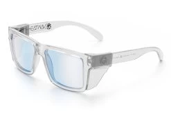 VISE Z87 Sunglasses Vapor Clear Frame: Blue Light Blocking Lens -Glasses Specialty Store Clear Clear Blue Light Angle Clear