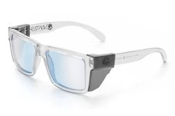 VISE Z87 Sunglasses Vapor Clear Frame: Blue Light Blocking Lens -Glasses Specialty Store Clear Clear Blue Light Angle Smoke