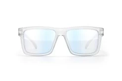VISE Z87 Sunglasses Vapor Clear Frame: Blue Light Blocking Lens -Glasses Specialty Store Clear Clear Blue Light Front