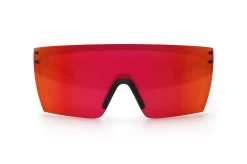 Performance Lazer Face Sunglasses: Red/Orange Z87+ -Glasses Specialty Store LazerFace Perf Black Matte Firestorm Front