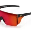 Performance XL Lazer Face Sunglasses: Red/Orange Z87+