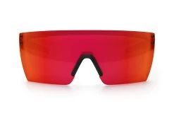 Performance XL Lazer Face Sunglasses: Red/Orange Z87+ -Glasses Specialty Store LazerFace XL Perf Black Matte Firestorm Front