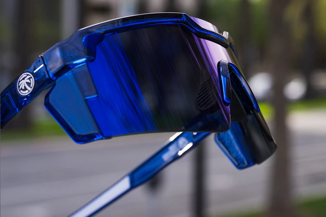 Future Tech Sunglasses: Neon Blue Frame Z87+ 7 Future Tech Sunglasses: Neon Blue Frame Z87+ - Image 5