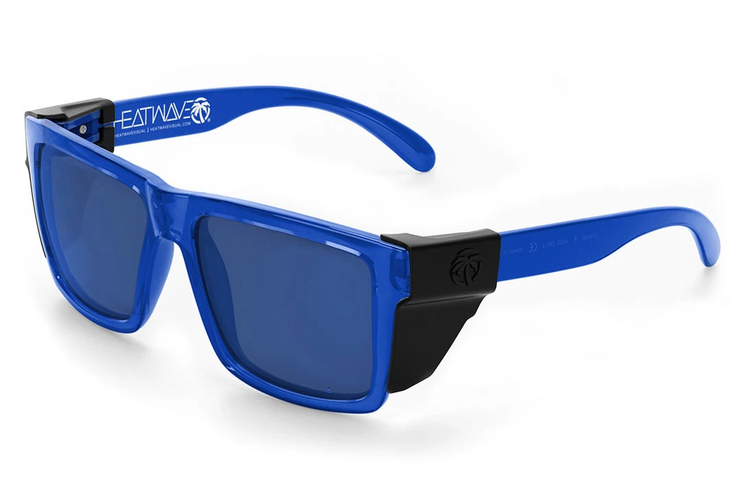 XL VISE Z87 Sunglasses Neon Blue Frame 6 XL VISE Z87 Sunglasses Neon Blue Frame - Image 4