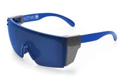 Lazer Face Sunglasses: Neon Blue Z87 -Glasses Specialty Store Neon Blue Smoke