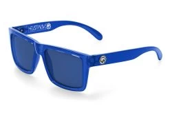 VISE Z87 Sunglasses Neon Blue Frame