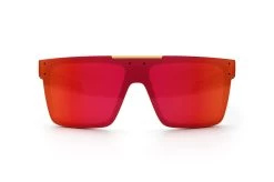 Performance Quatro Sunglasses: Red/Orange Z87+ -Glasses Specialty Store Quatro Perf Black Matte Firestorm Front
