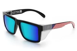 XL VISE Z87 Sunglasses: Stars And Stripes USA -Glasses Specialty Store Stars Stripes USA Galaxy Angle Clear