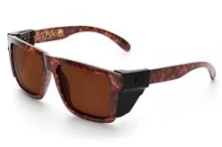 XL VISE Z87 Sunglasses Tortoise Frame: -Glasses Specialty Store Tortoise Brown Angle Black