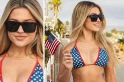 USA VISE Sunglasses: GLOSS BLACK -Glasses Specialty Store USAVISE GIRL