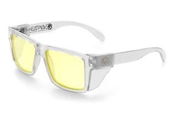 VISE Z87 Sunglasses Vapor Clear Frame: 18 VISE Z87 Sunglasses Vapor Clear Frame: -Glasses Specialty Store Vise Clear HiVis Yellow Clear