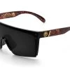 Lazer Face Sunglasses: Woodgrain Customs -Glasses Specialty Store Woodgrain Black Angle