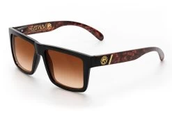VISE Sunglasses: Woodgrain Customs 9 VISE Sunglasses: Woodgrain Customs -Glasses Specialty Store Woodgrain Brown Lurk Angle