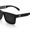 VISE Z87 Sunglasses Black Frame: Black Lens -Glasses Specialty Store Z87 Vise Black Silver Emb