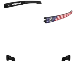 Custom Future Tech -Glasses Specialty Store arm performance usa stars and stripes