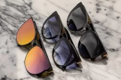 Carat Sunglasses: BLACK -Glasses Specialty Store carat detail 1