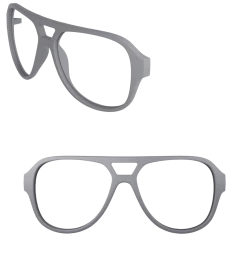 Custom Supercat -Glasses Specialty Store frame steel grey 11b9e8aa f69a 4689 af7c 76785759137b