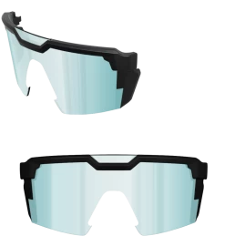 Custom Future Tech -Glasses Specialty Store lens arctic chome